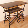 tables from forged iron