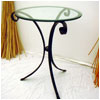 tables from forged iron